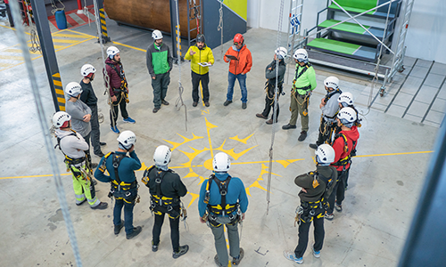 Group safety training